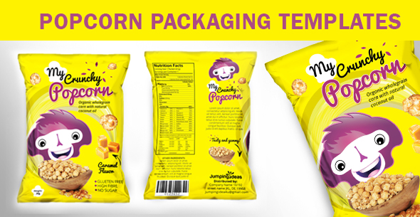 Besan and Chilli powder Packaging Template - 11
