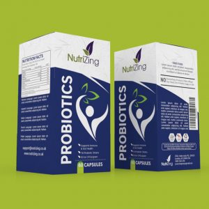 Probiotics supplement packaging design