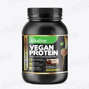 Alkaline Vegan Protein Label Design