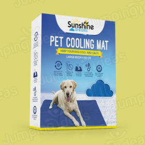 Pet cooling mat box design