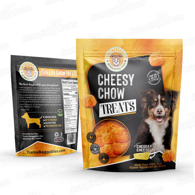Pet food pouch design