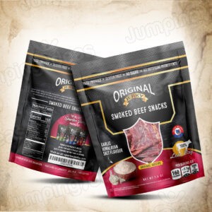 Beef Jerky Pouch Packaging Design