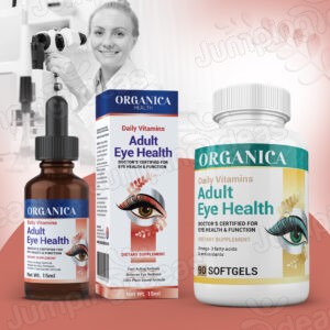 Eye Supplement and Dropper label Design
